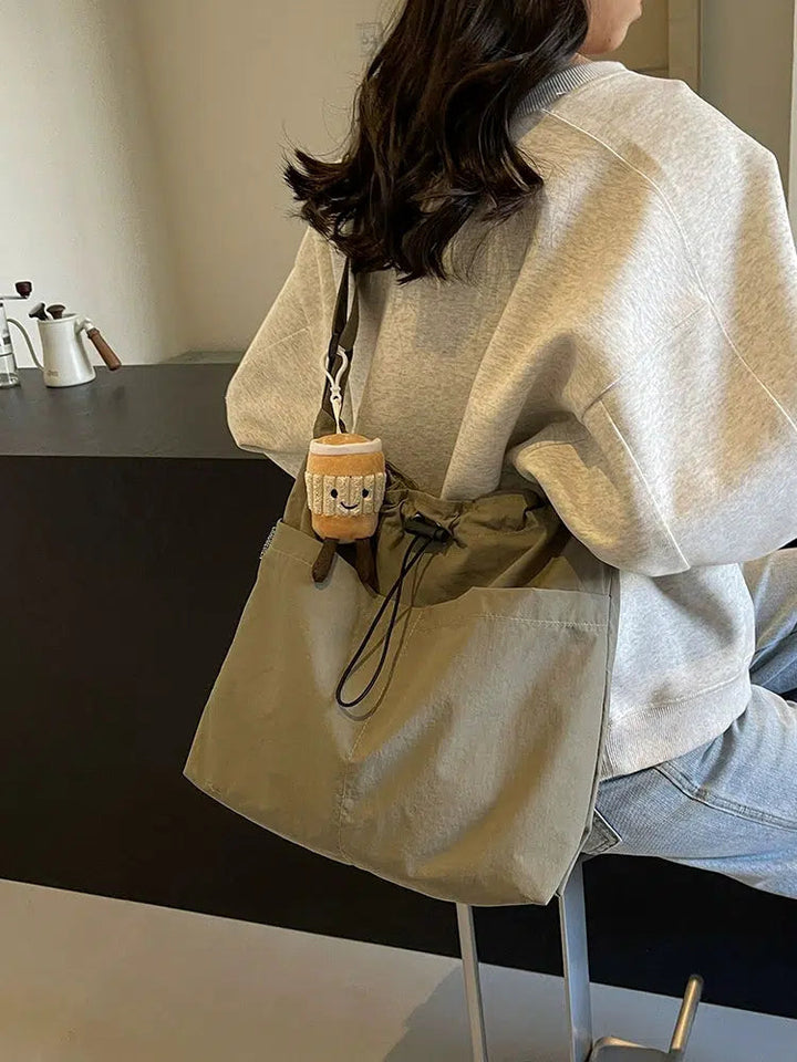 Drawstring Casual Shoulder Bag