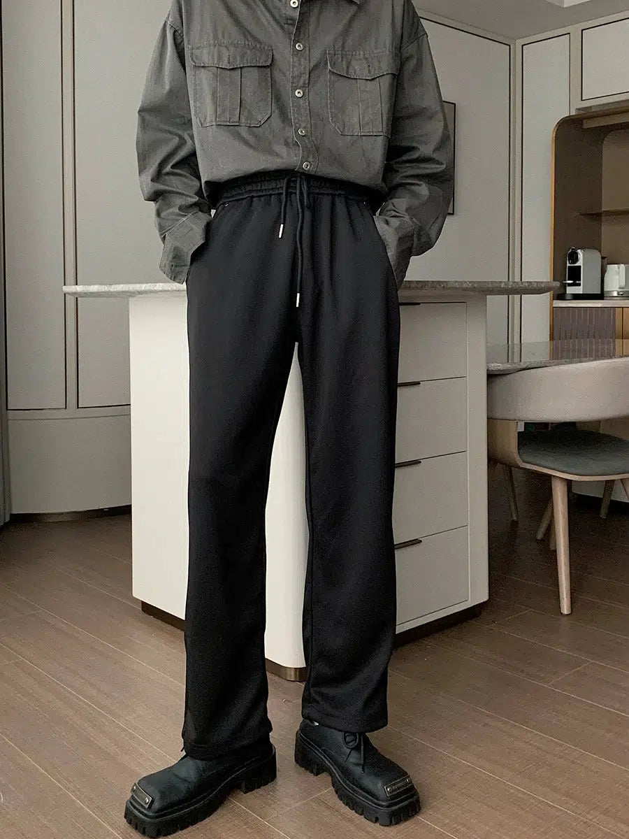 Elastic Waist Track Pants