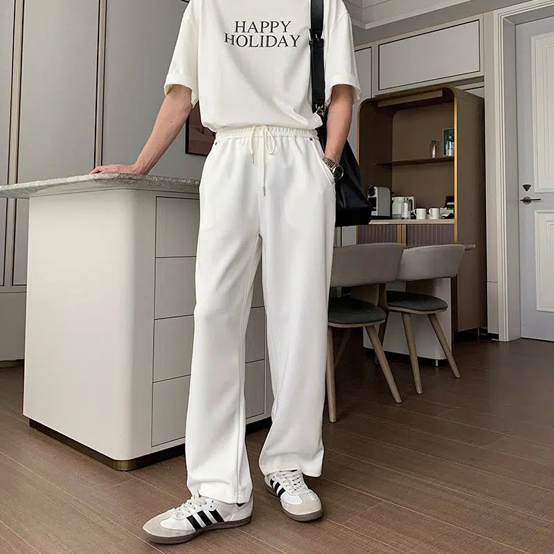 Elastic Waist Track Pants