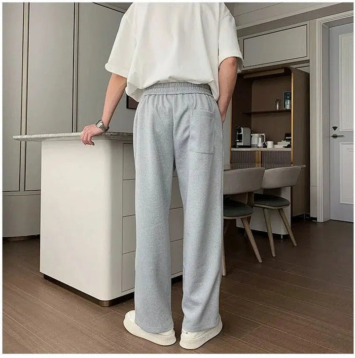 Elastic Waist Track Pants