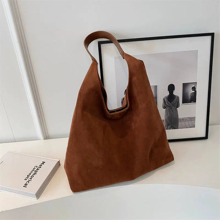 Elegant Suede Tote Bag