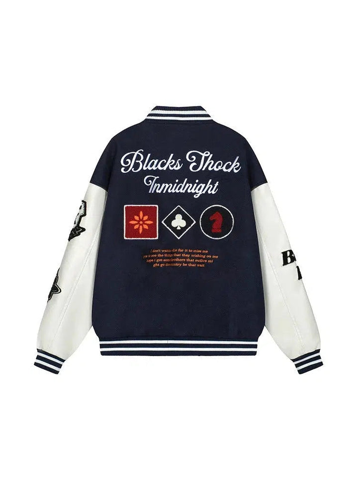 Embroidered Varsity Jacket