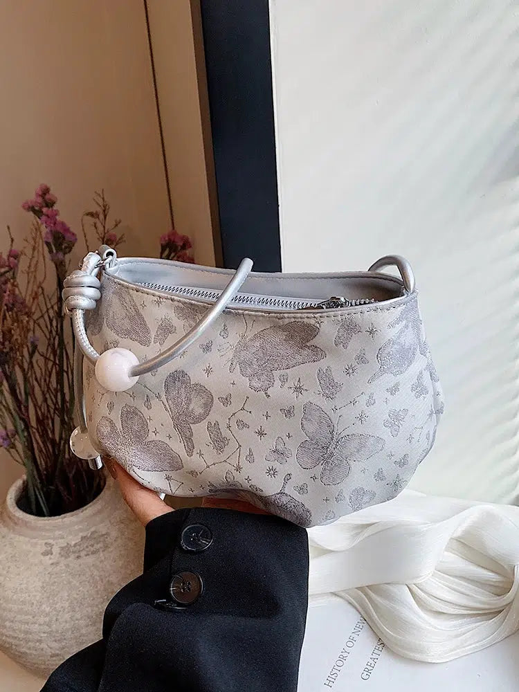 Floral Pattern Shoulder Bag