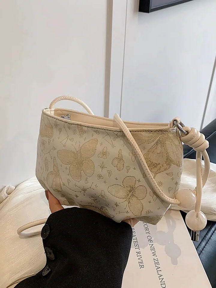 Floral Pattern Shoulder Bag