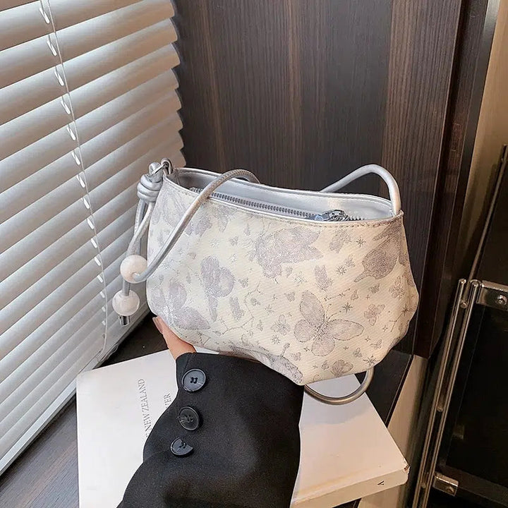 Floral Pattern Shoulder Bag