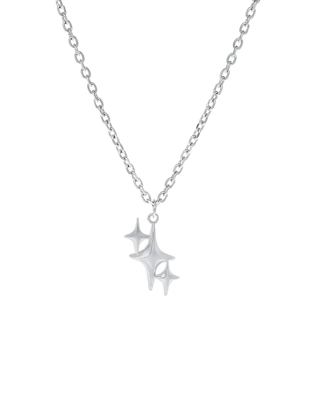 Four-pointed Star Pendant Necklace