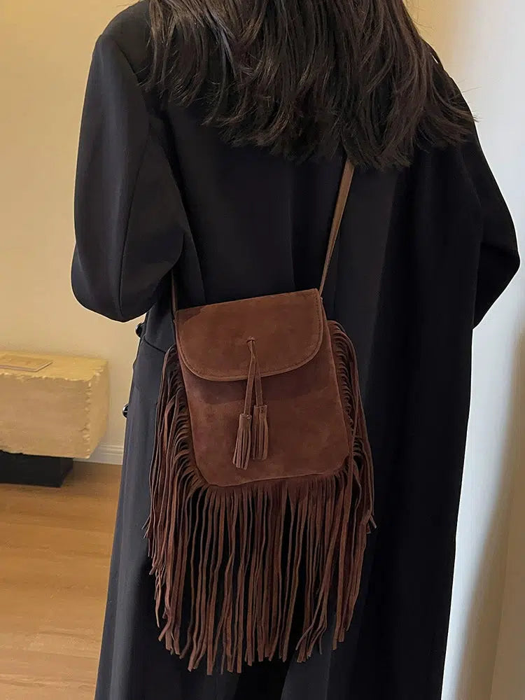 Fringe Tassel Crossbody Bag