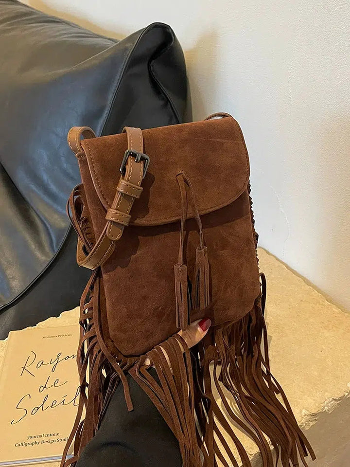 Fringe Tassel Crossbody Bag