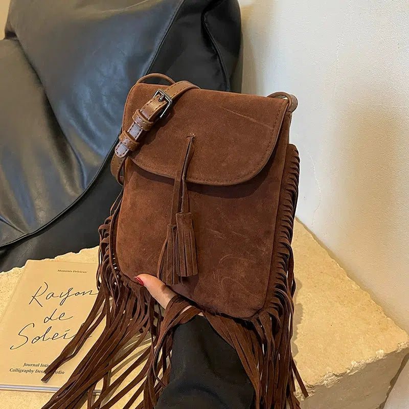 Fringe Tassel Crossbody Bag