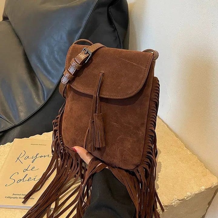 Fringe Tassel Crossbody Bag