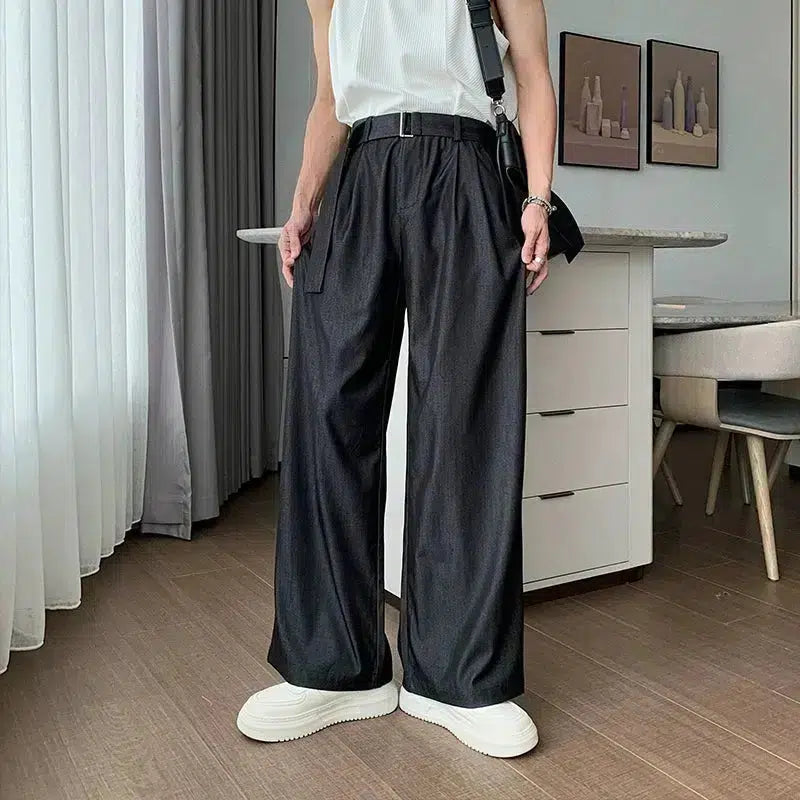 Full Zip Short Sleeve Shirt & Wide Leg Pants