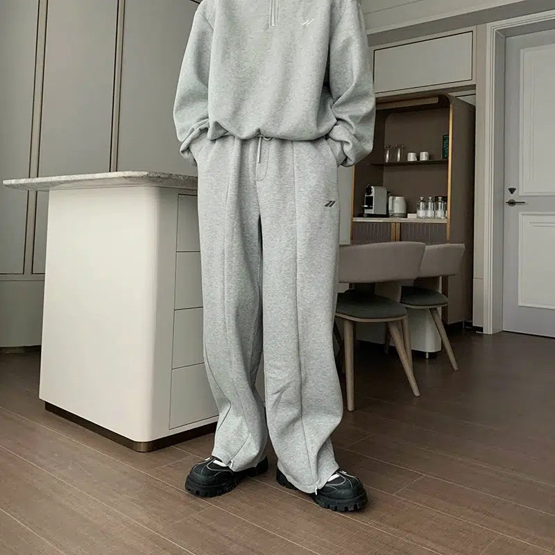Half-Zip Turtleneck Sport Suit