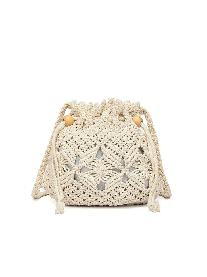 Handmade Woven Bucket Bag