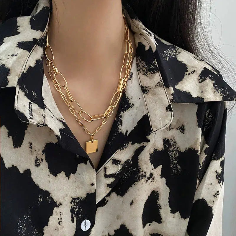 Heart Charm Chain Necklace