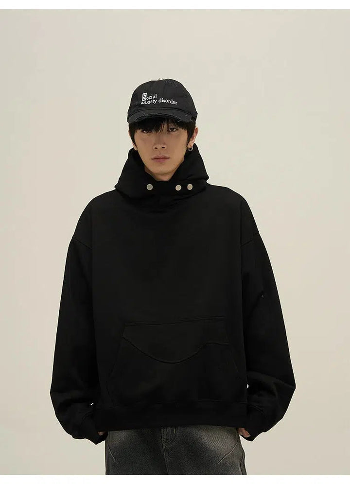 Hooded Deconstructed Sweatshirt