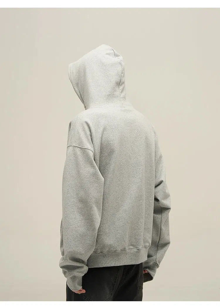 Hooded Deconstructed Sweatshirt