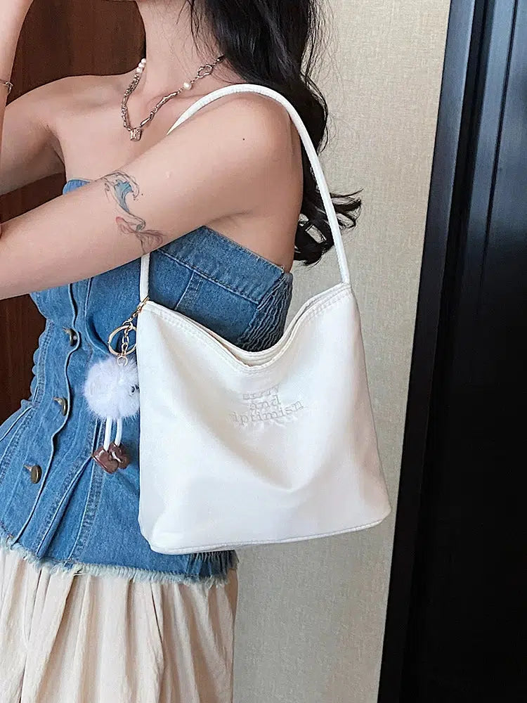 Keychain Accessory Bucket Shaped Bag
