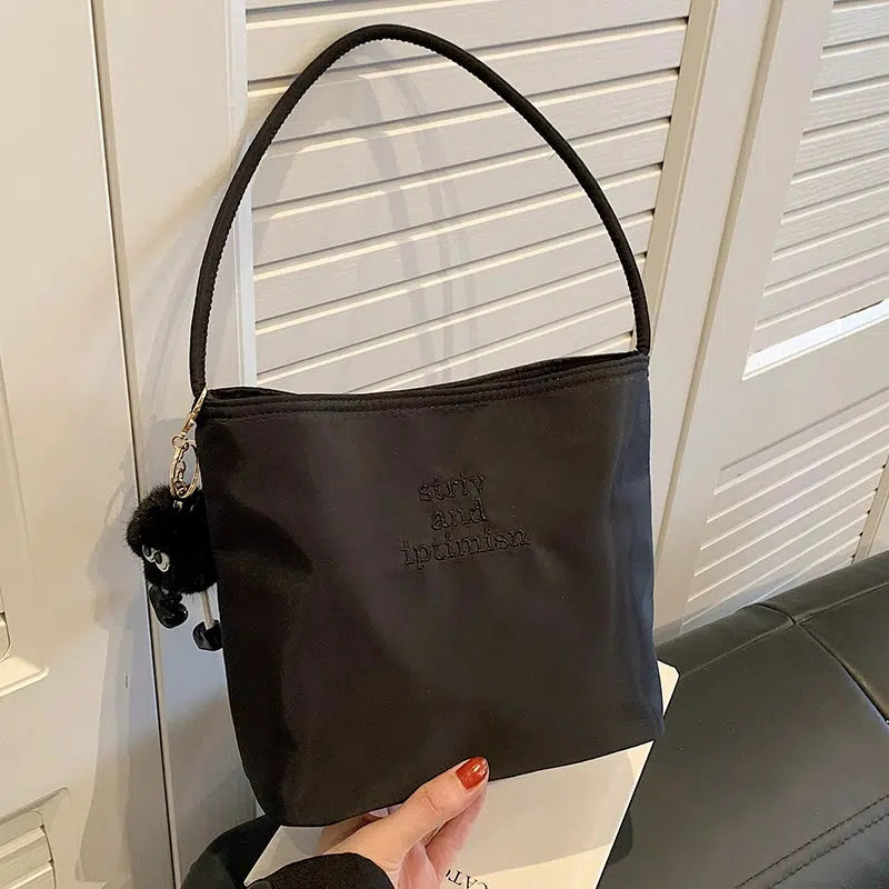 Keychain Accessory Bucket Shaped Bag
