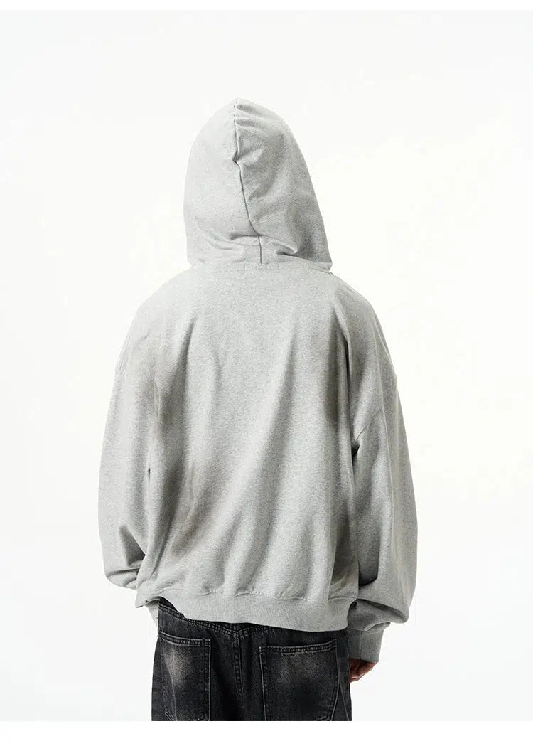 Letter Print Hooded Sweatshirt
