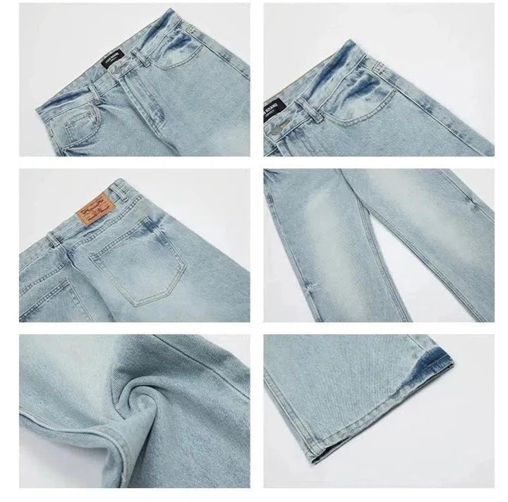 Light Blue Vintage Slim Fit Jeans
