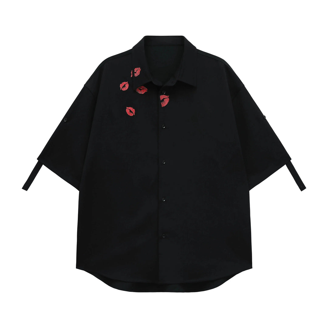 Lipstick Button-Down Shirt