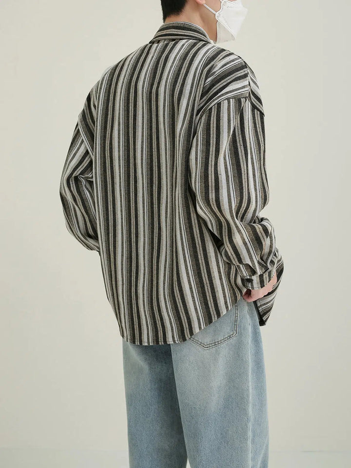 Long Sleeve Striped Shirt