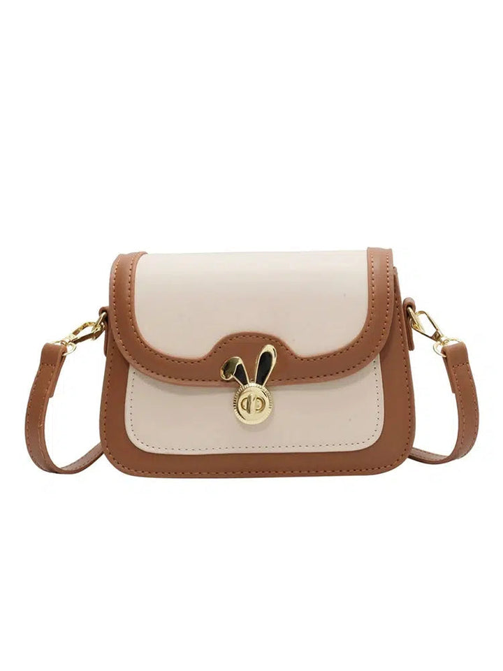 Metal Bunny Buckle Small Square Bag