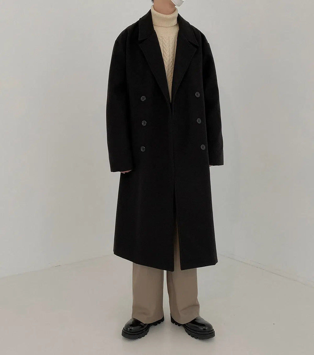 Mid-length Thickened Woolen Coat