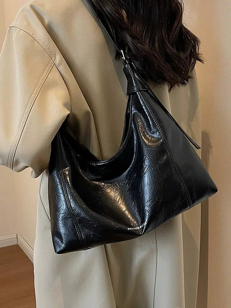 Modern Metallic Chain Tote Bag