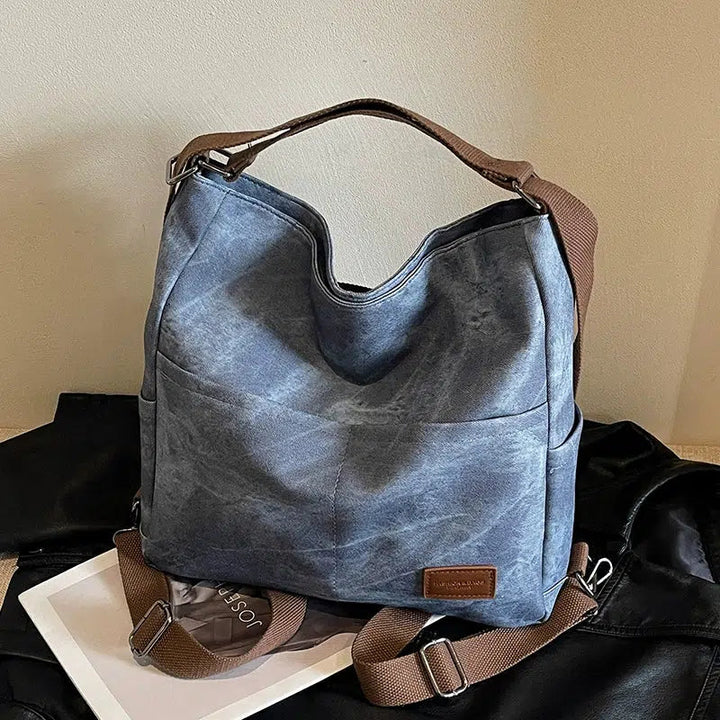 Multiple Pockets Canvas Backpack