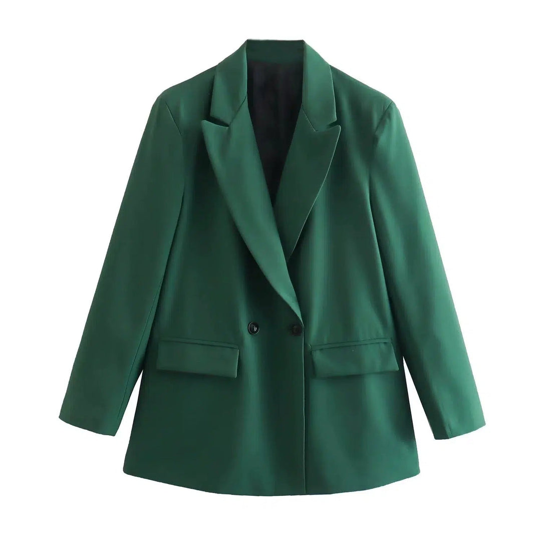 Notched Lapel Classic Blazer