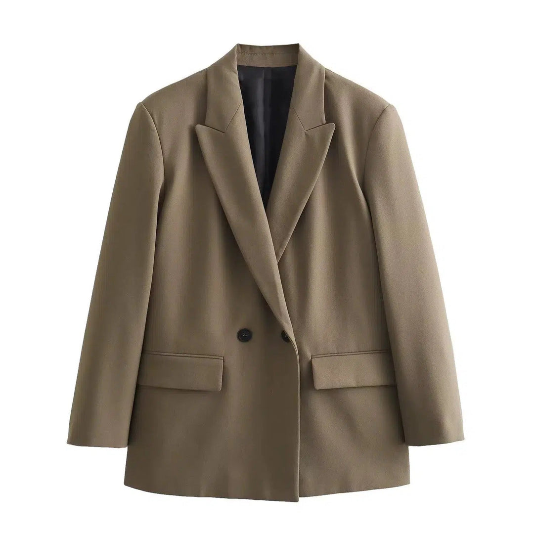 Notched Lapel Classic Blazer