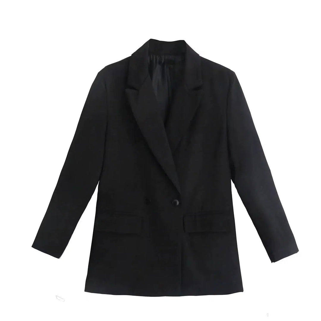 Notched Lapel Classic Blazer