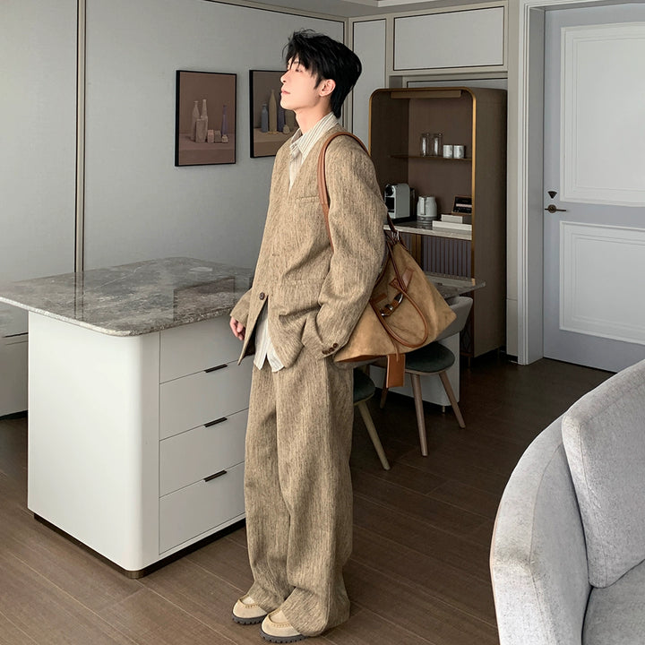 Casual Loose Fit Suit and Pants