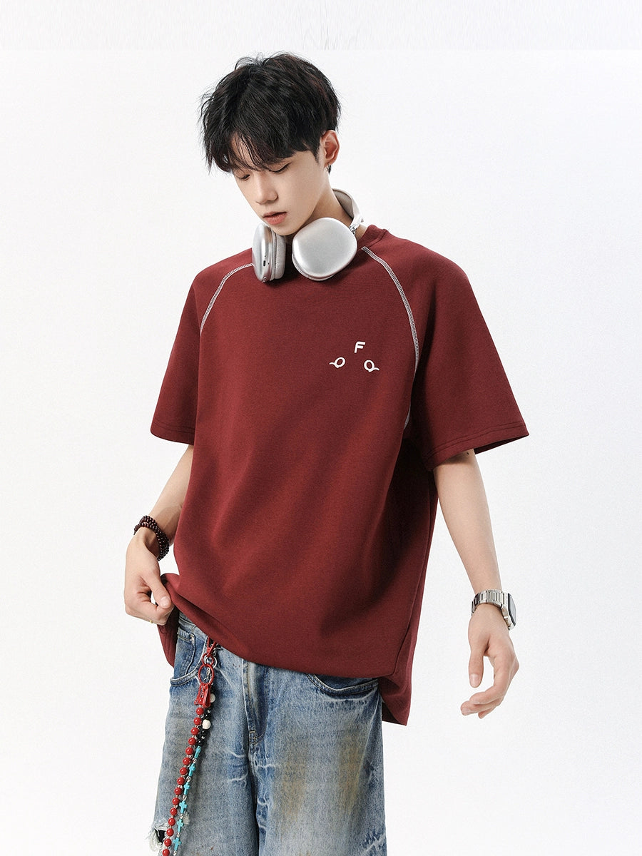 Loose Fit Letter Print Short-Sleeve T-Shirt