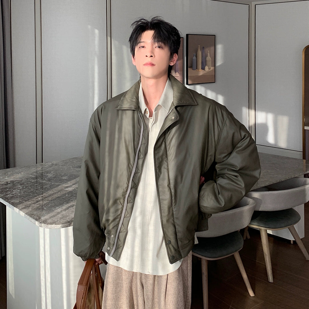 Lapel Insulated Cotton Jacket