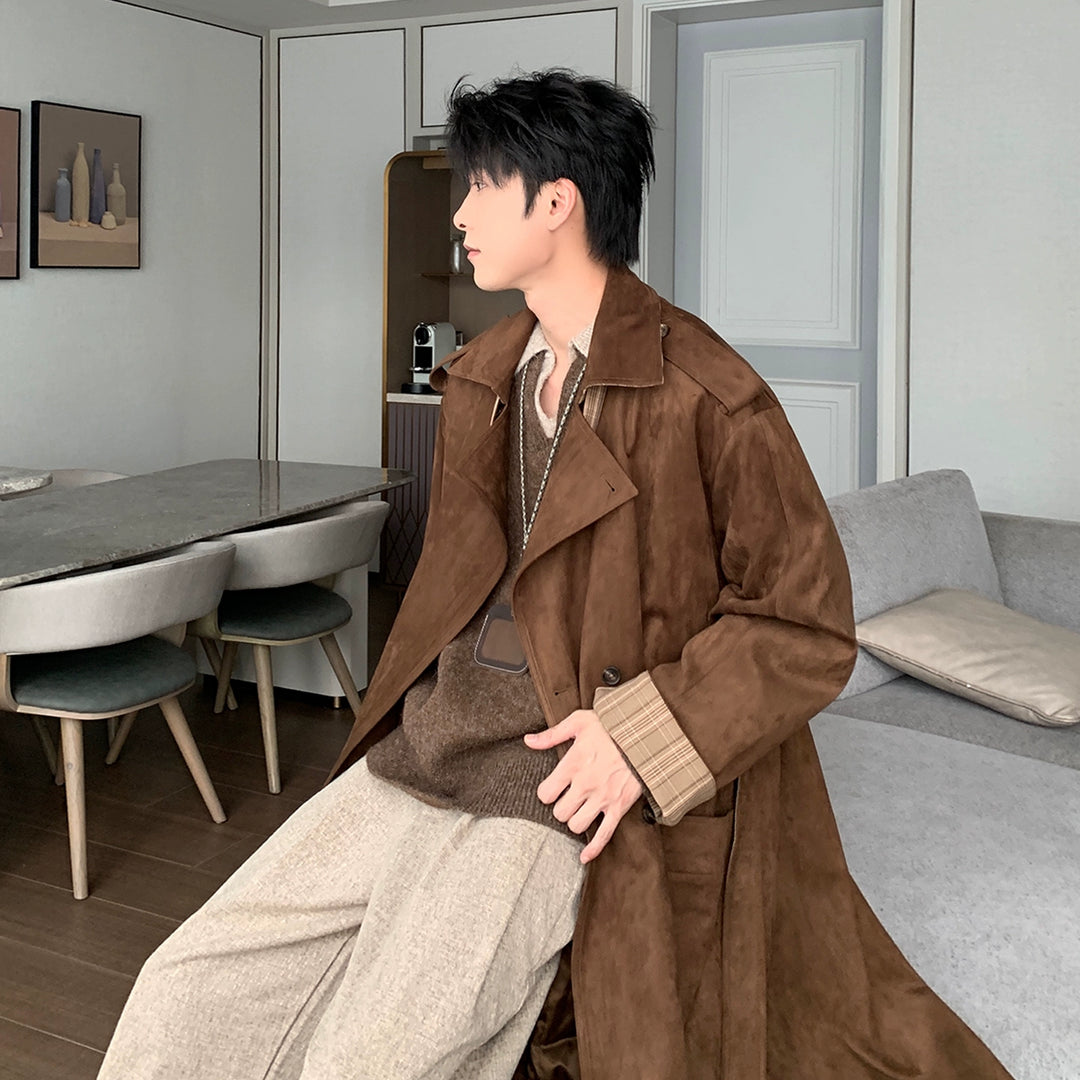 Silhouette Long Windbreaker Coat