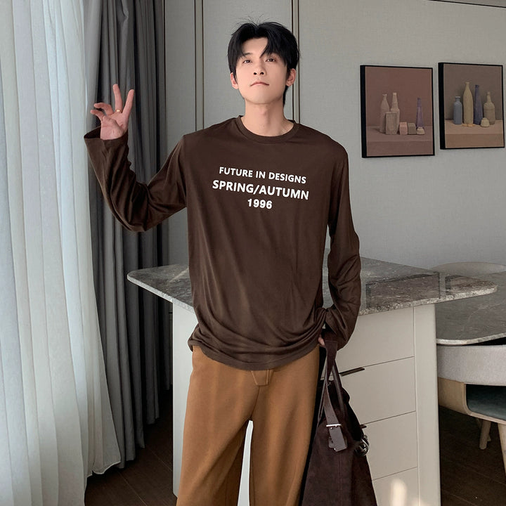 Long Sleeve Printed Casual Pullover