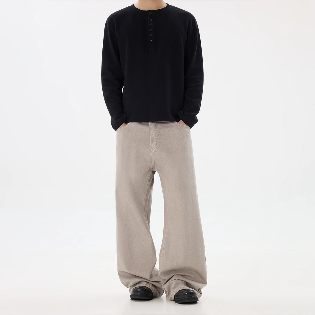 Vintage Flared Straight Casual Pants