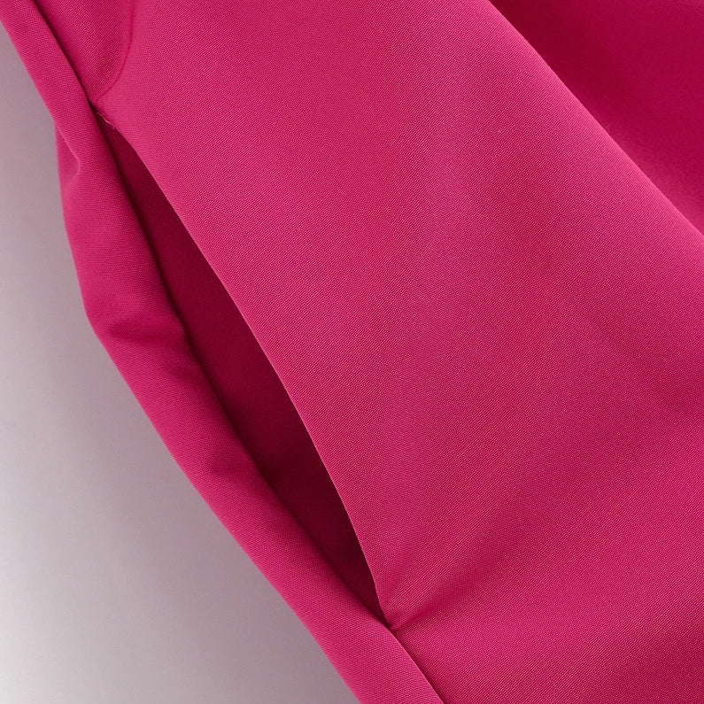 فستان بلا أكمام مع حزام خصر