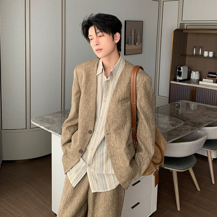 Casual Loose Fit Suit and Pants