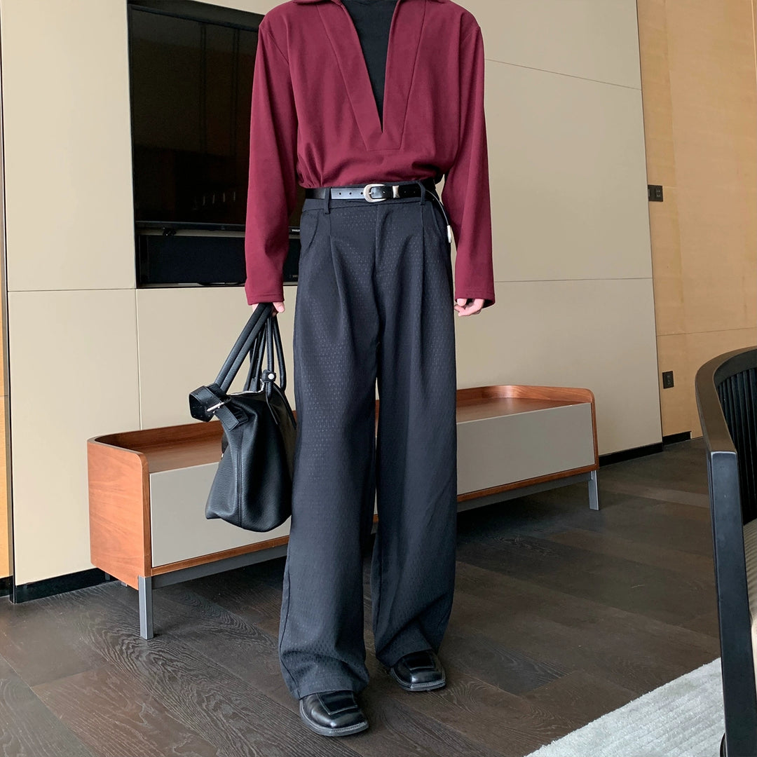 Loose Straight Leg Casual Pants