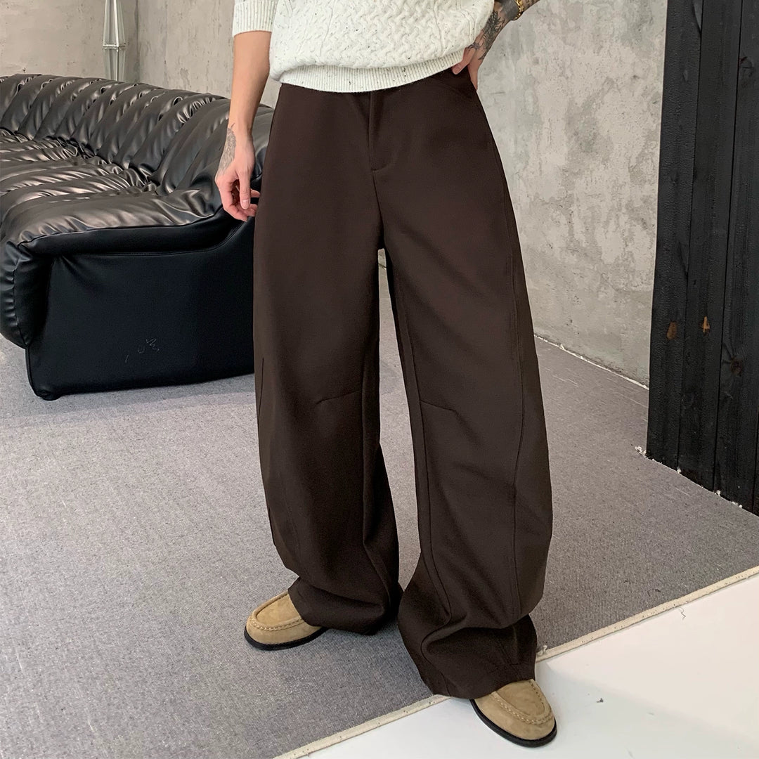 Retro Loose Fit Deconstructed Pants