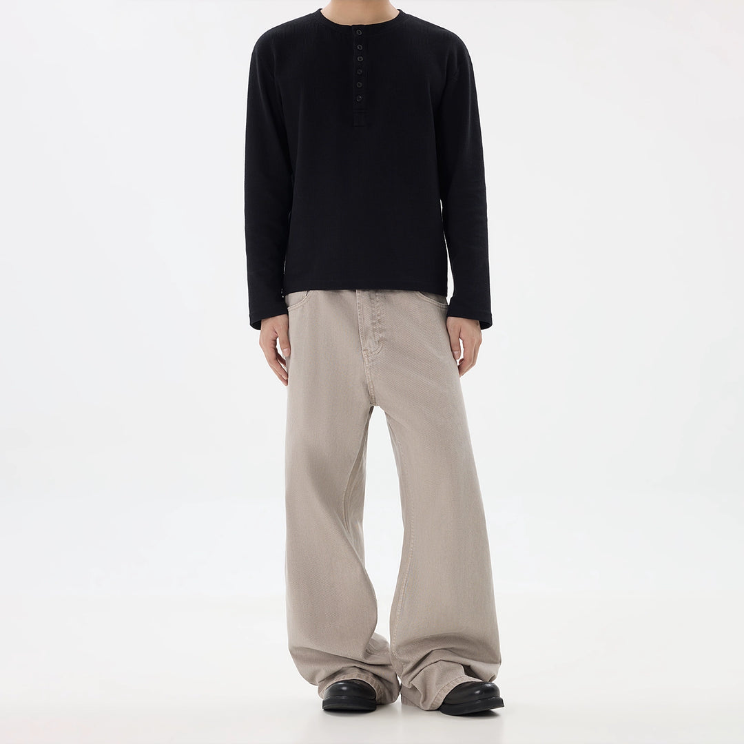 Vintage Flared Straight Casual Pants