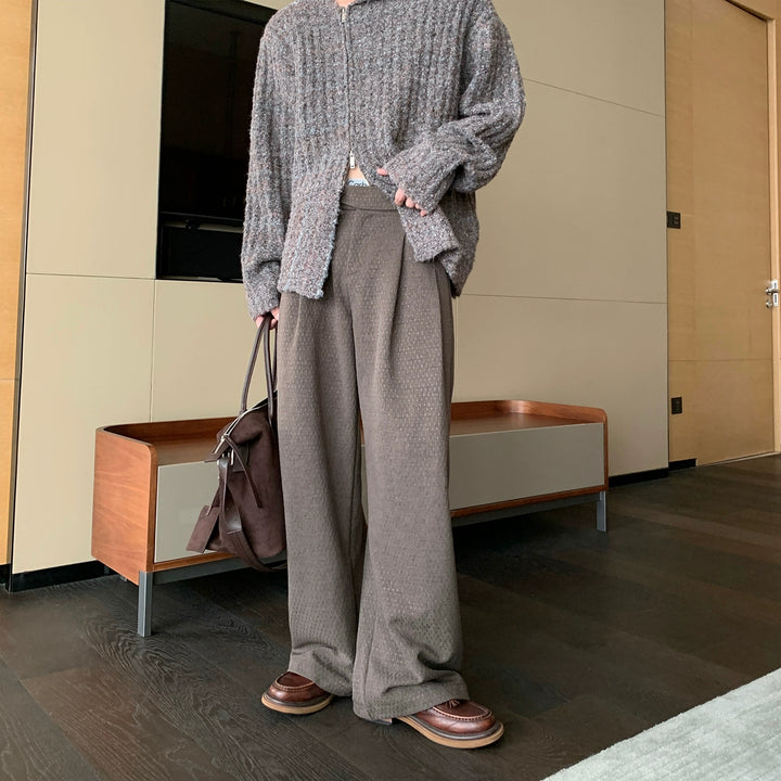 Loose Straight Leg Casual Pants