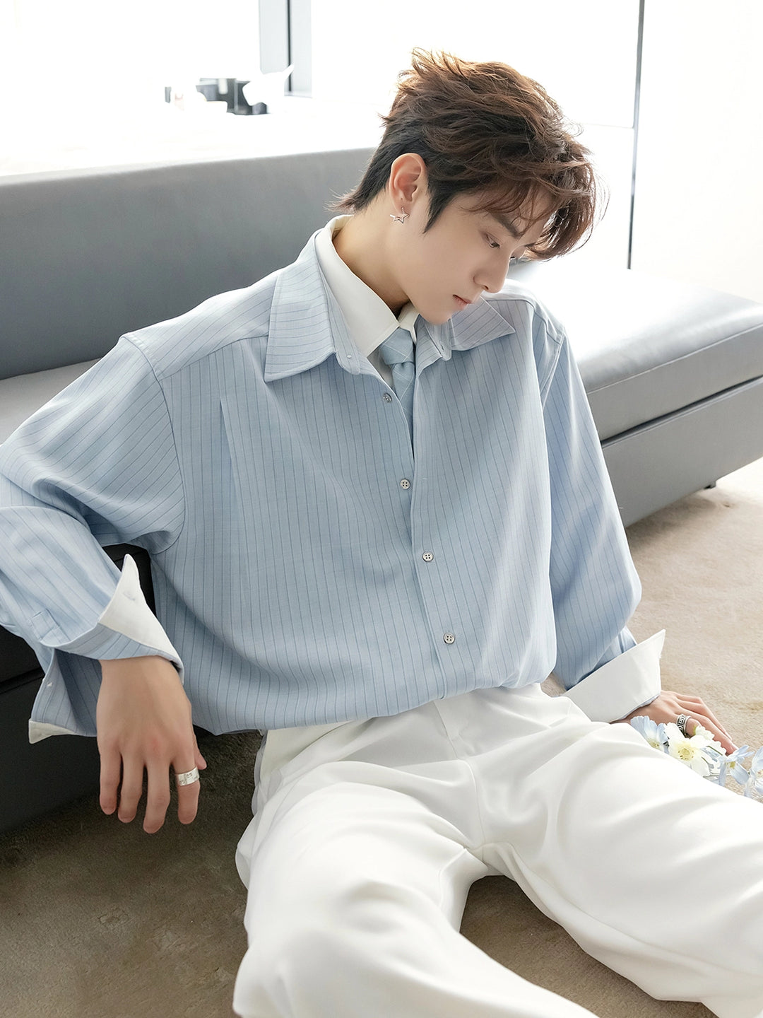 Striped Long-sleeve Shirt