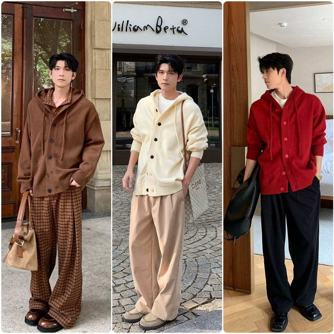 Hettegenser med knapper