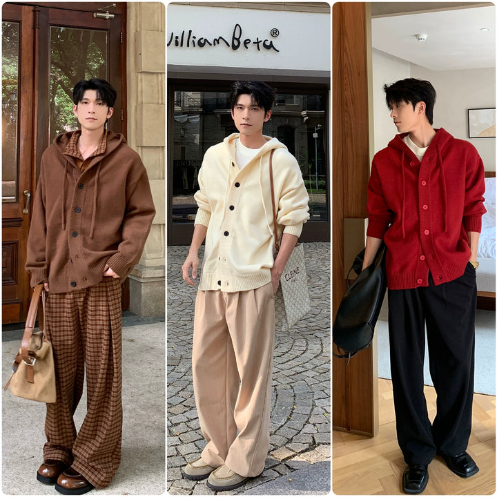 Hettegenser med knapper