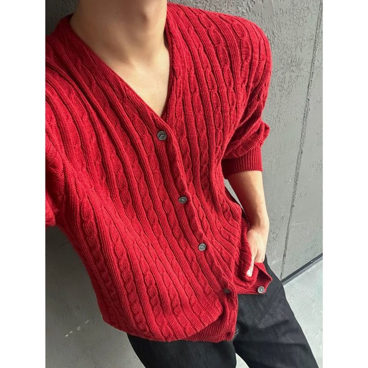 Cardigan de Tricô com Botões