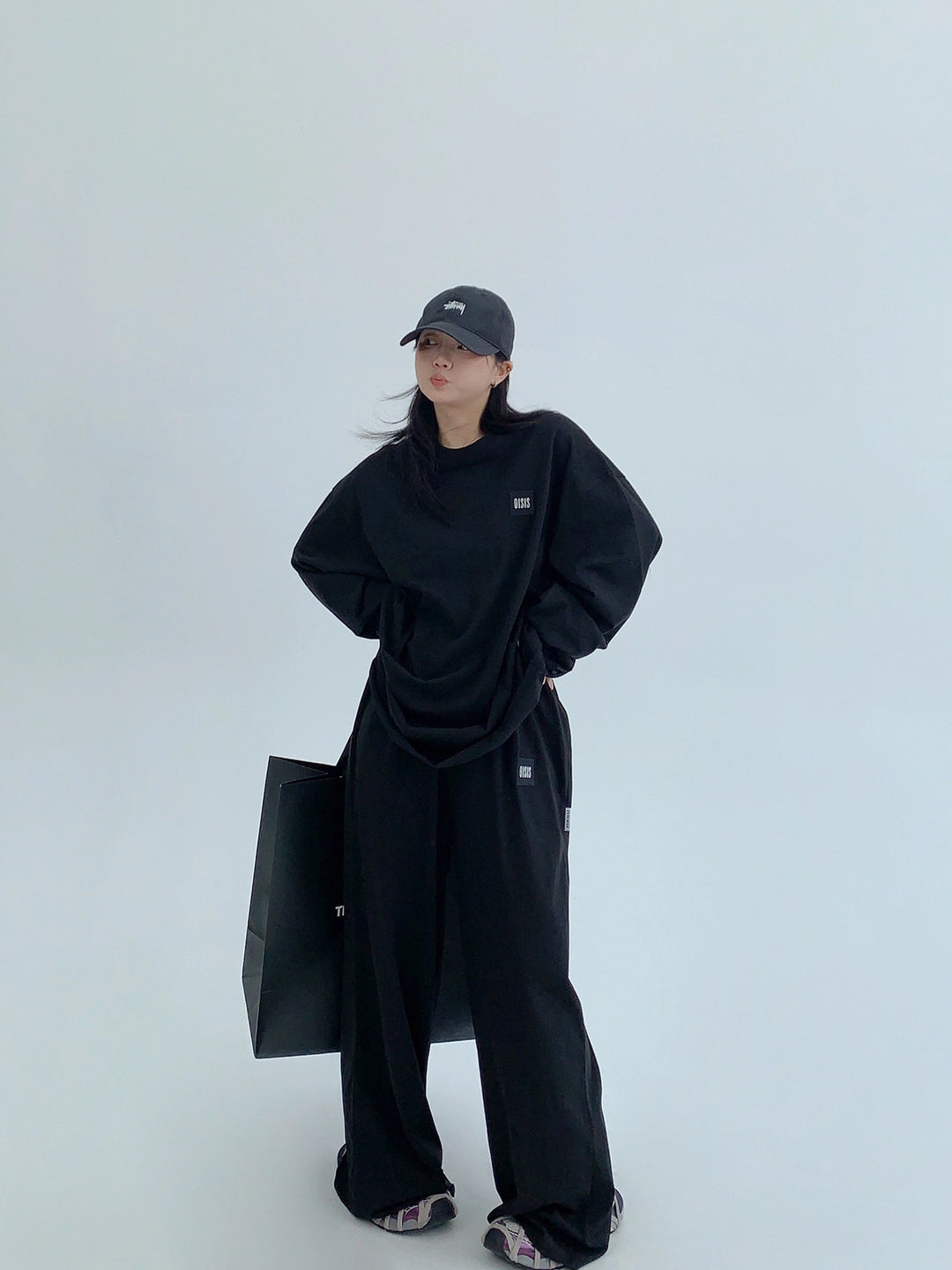 Straight Casual Drape Pants